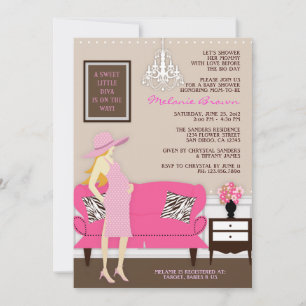 Chic Modern Mum Baby Shower Invite