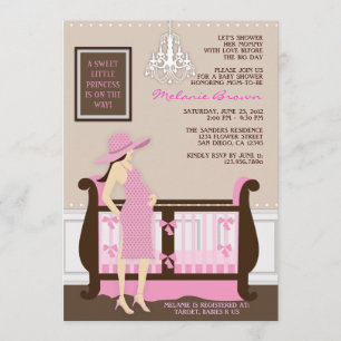 Chic Modern Mum Contemporary Baby Shower Invite