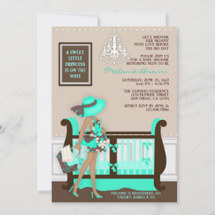 Chic Modern Mum Contemporary Baby Shower Invite