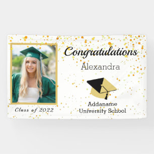 Chic Modern Photo graduation class of 2022  Banner