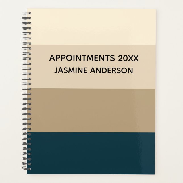 Chic Modern Retro vintage 2024 Weekly Monthly  Planner (Front)