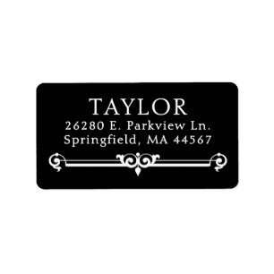 Chic Modern Return Address Labels