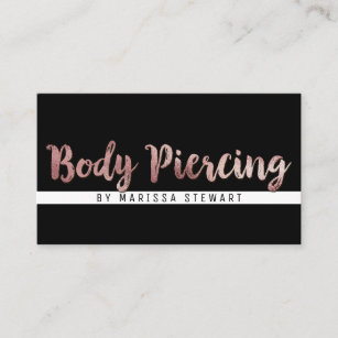 Piercing Business Cards | Zazzle UK
