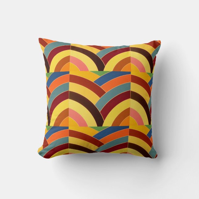 chic modern sophisticated chevrons cushion (Front)