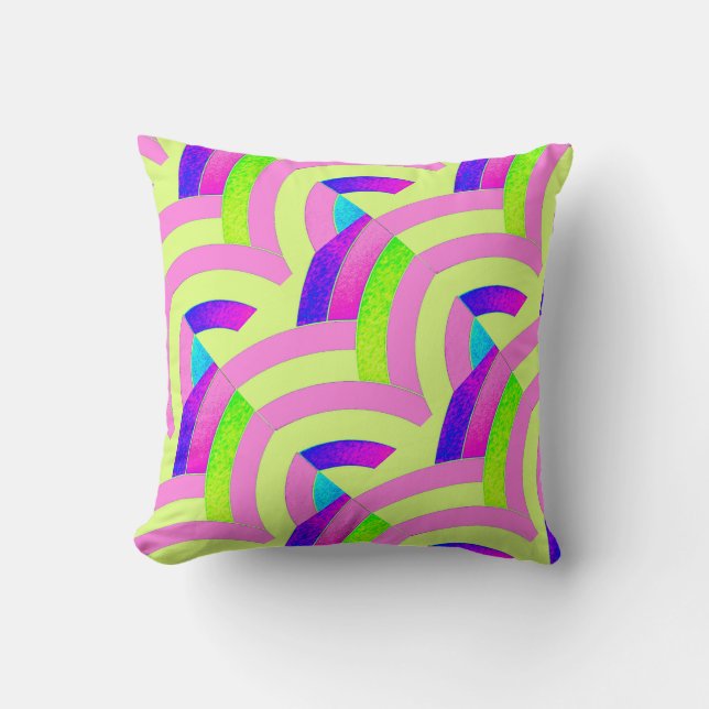 chic modern sophisticated chevrons cushion (Front)