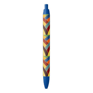 chic modern stylish chevrons black ink pen