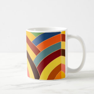 chic modern stylish chevrons coffee mug