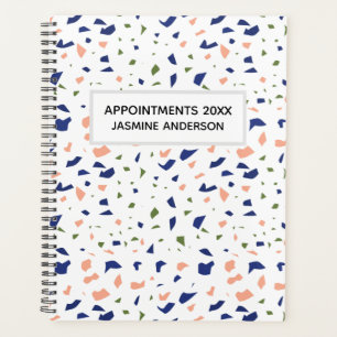 Chic Modern Terrazzo 2024 Weekly Monthly Planner