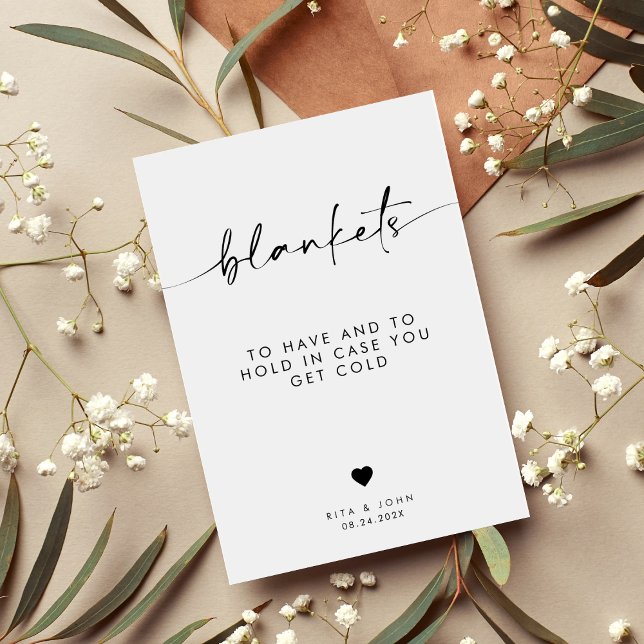Chic Modern Wedding To Have And To Hold Drink Sign (Creator Uploaded)