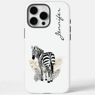 Chic Modern Zebra iPhone 16 Pro Max Case