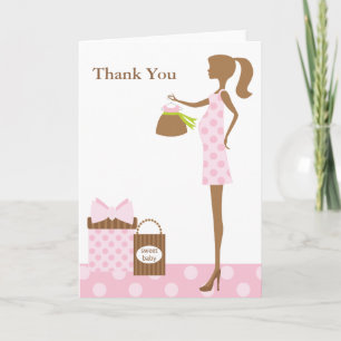 Chic Mom To Be Baby Shower Greeting Cards