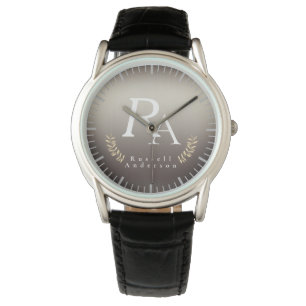 Chic Monogram Grey Watch