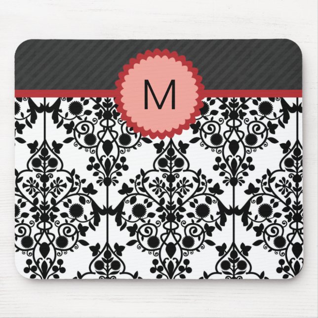 Chic Monogram Mousepad (Front)