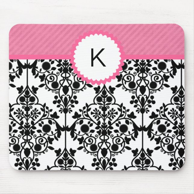 Chic Monogram Mousepad (Front)