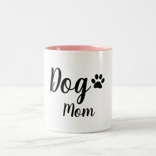 CHIC MUG_ DOG MOM Two-Tone COFFEE MUG