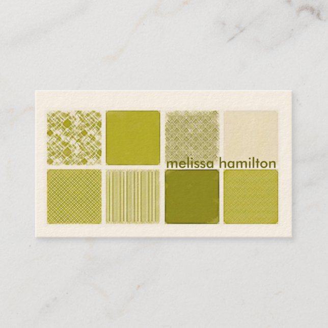 Chic Mummy Calling Card (Front)