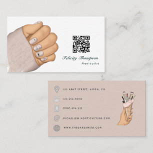 Chic Nail Salon Branding for Modern Professionals Business Card