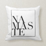 Chic Namaste Yoga Inspired | Square Pillow<br><div class="desc">By Redefined Designs</div>