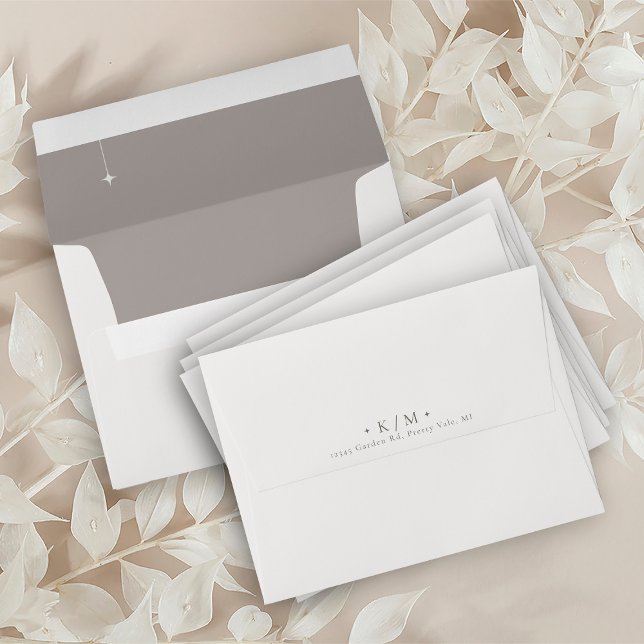 Chic Neutrals Stars Powder/Taupe ID1020 Envelope (Creator Uploaded)