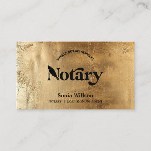 Chic Notary Public Loan Signing Photo QR Code Business Card