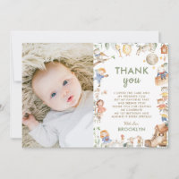 Chic Nursery Rhyme Greenery 1st Birthday Boy Girl