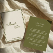 Chic Olive Green Ivory Old Money Wedding 