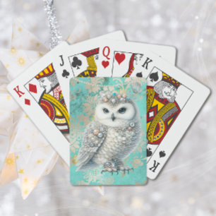 Chic Owl Playing Cards