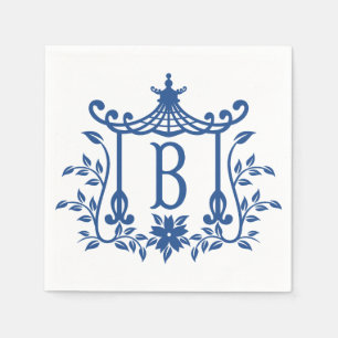 Chic Pagoda Monogram B Napkins