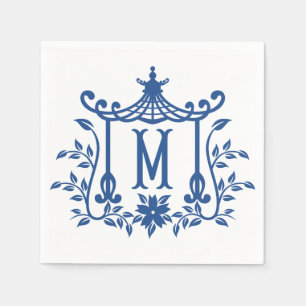 Chic Pagoda Monogram M Napkins