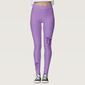 Chic Palm Trees - Purple Leggings