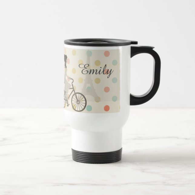 Chic Paris Travel Mug (Right)