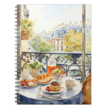 Chic Parisian Cafe watercolour illustration