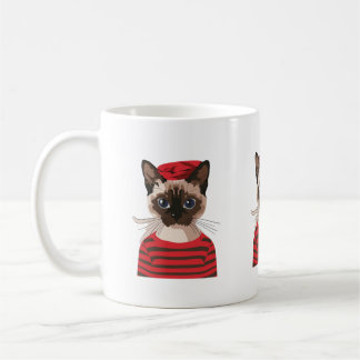 Chic Parisian Cat Mug