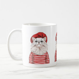 Chic Parisian Cat Mug