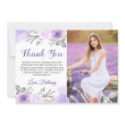 Chic Pastel Purple Rose Garden Birthday Photo