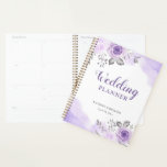 Chic Pastel Purple Rose Garden Wedding Planner<br><div class="desc">Chic Pastel Purple Rose Garden Wedding Planner</div>
