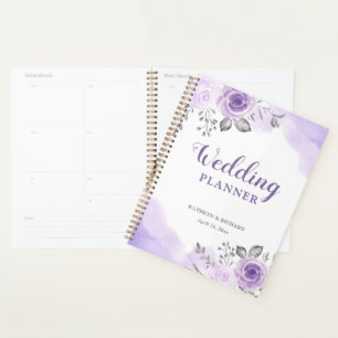Chic Pastel Purple Rose Garden Wedding Planner