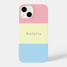 Chic Pastel Trendy Colour Block Phone Protector