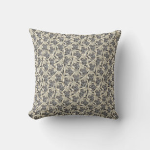 Chic Pattern Pug Cushion