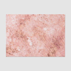 Chic Peach Marble Watercolor Wedding Tissue Paper