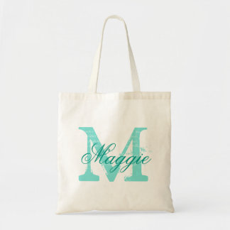 Chic Personalised name monogram Tote Bag