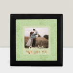 Chic Personalised Photo Text Grandmother Present Gift Box<br><div class="desc">Create a truly personalised and unique gift with our Chic Personalised Photo Text Gift Box! With the ability to customise the front of the box with your photo and text, you can make your gift stand out from the rest. Perfect for any occasion, our gift boxes are great for birthdays,...</div>