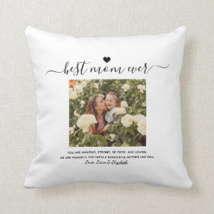 Chic Photo Best Mum Ever Mother's Day Keepsake Cushion