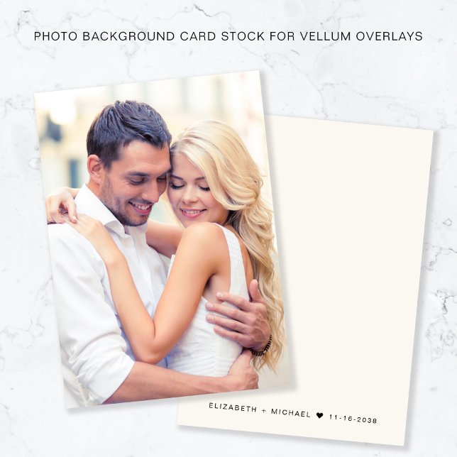 Chic Photo Cream Background For Vellum Overlay Invitation (Creator Uploaded)