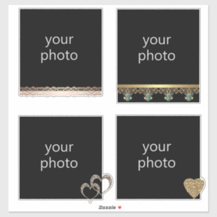Chic photo frames stickers