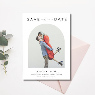 Chic Photo Wedding Save the Date