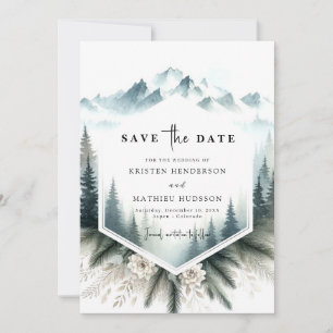  Chic Pine Mountain Wedding  Save The Date