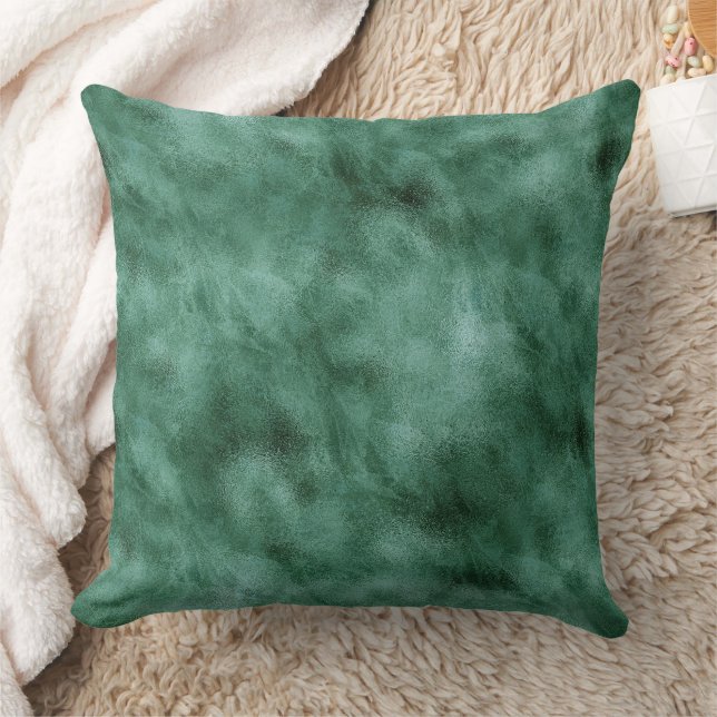 Chic Pine Teal Green Cushion (Blanket)
