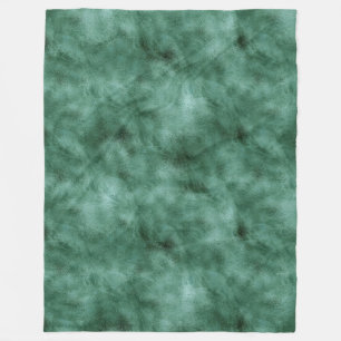 Chic Pine Teal Green Fleece Blanket