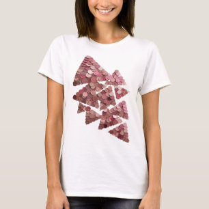 Chic Pink ABSTRACT ART Graphic Design T-Shirt